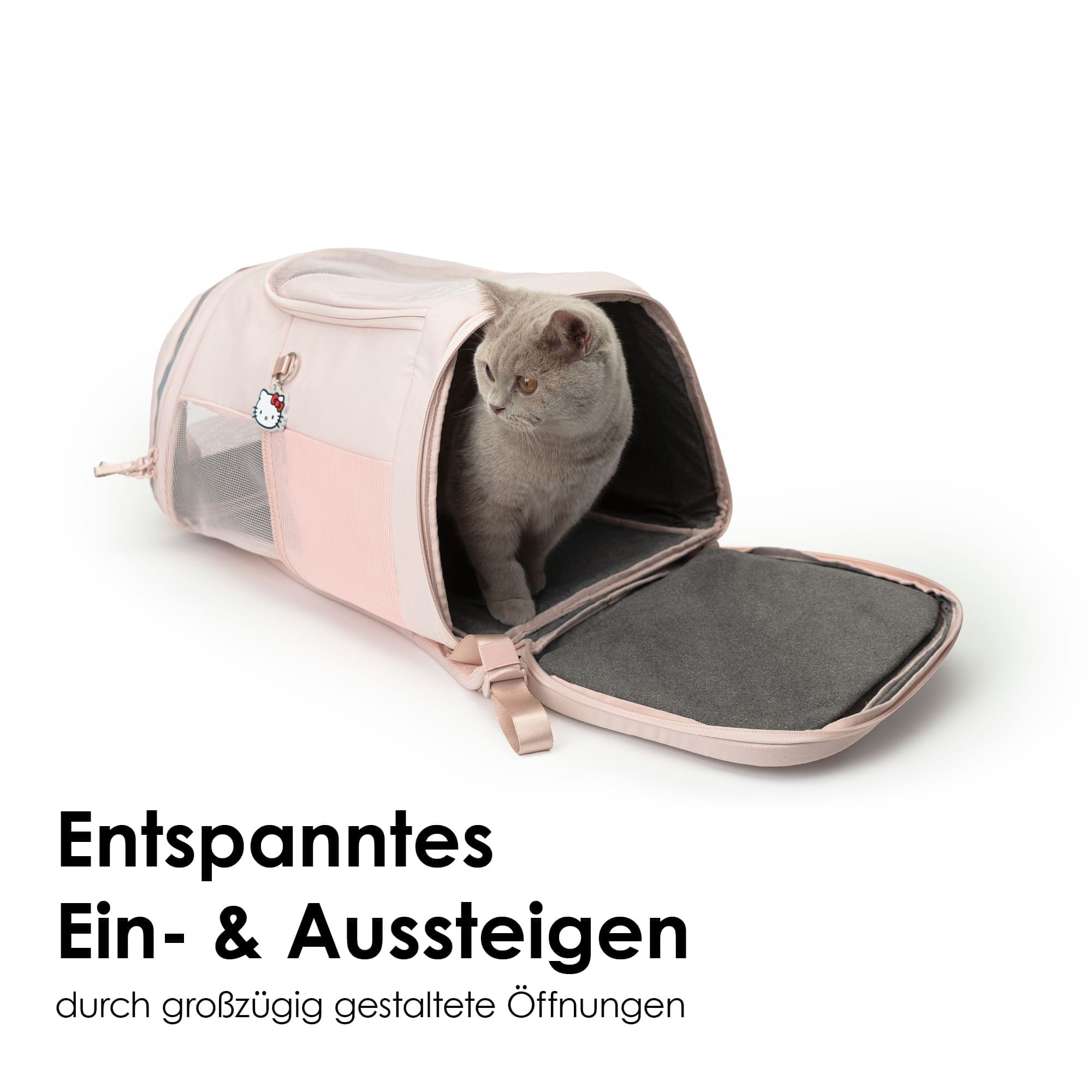 Katzenrucksack mit Fenster - Hello Kitty Edition von LucyBalu ...