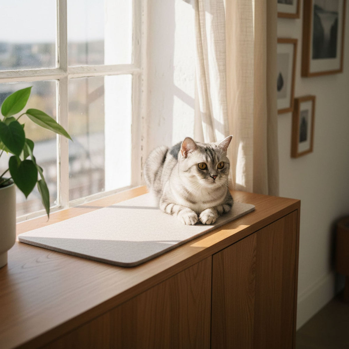 FELTY Tapis de fenêtre