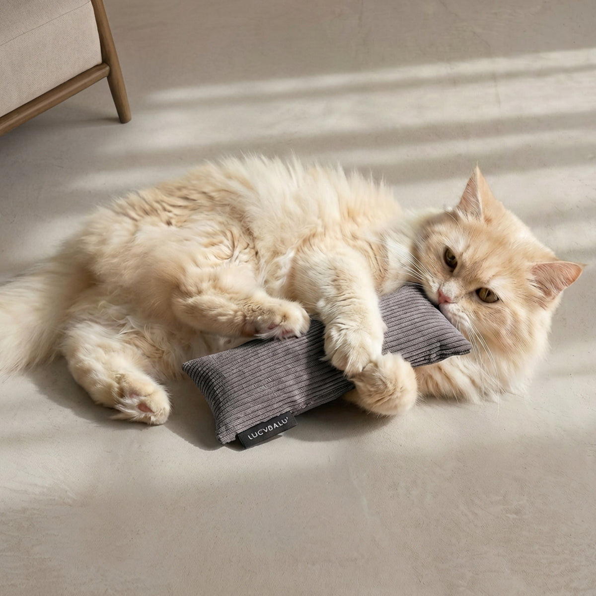 KICK BUNNY Katzenkissen mit Catnip