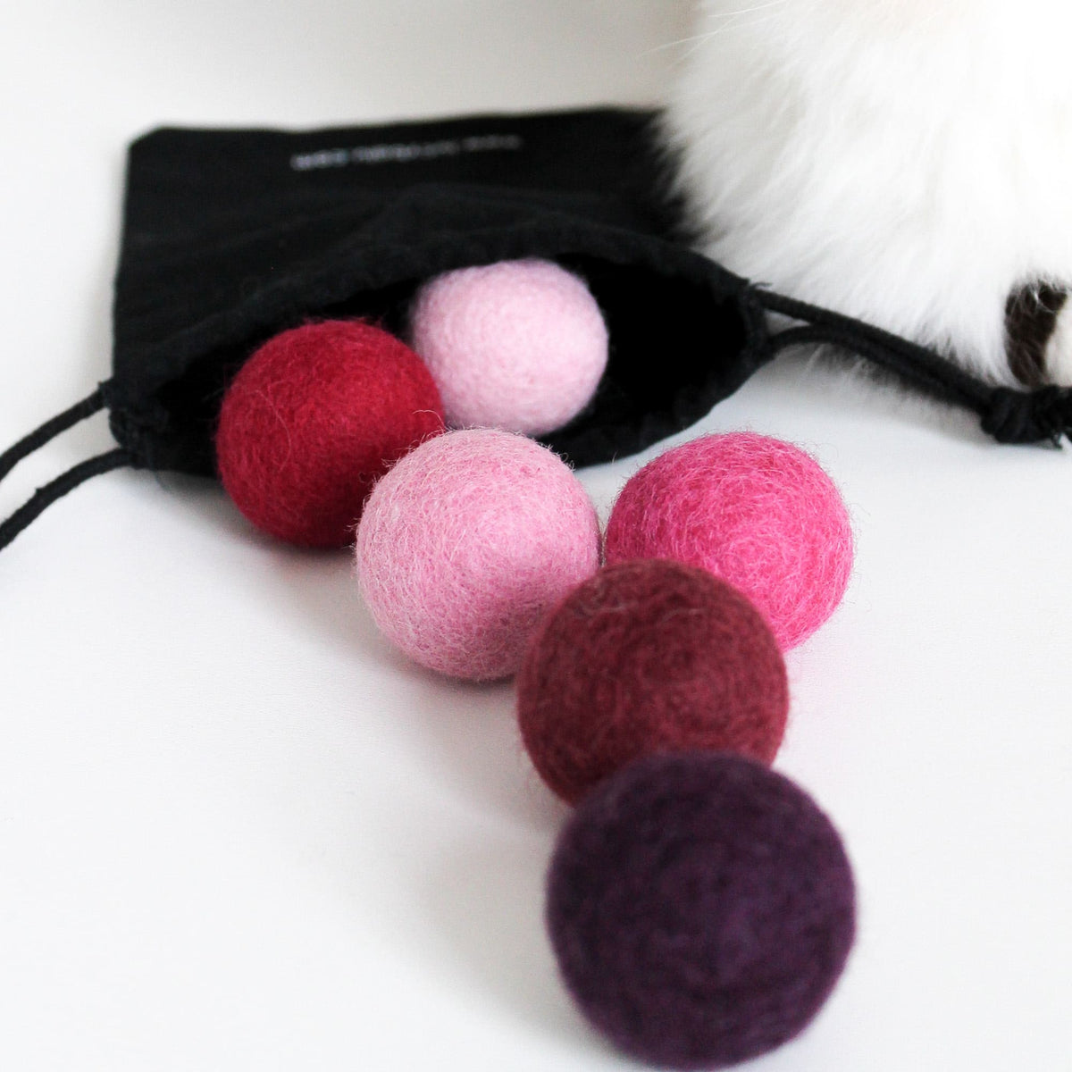 VIVA MAGENTA Boules de feutre - Lot de 6 (Multicolore)