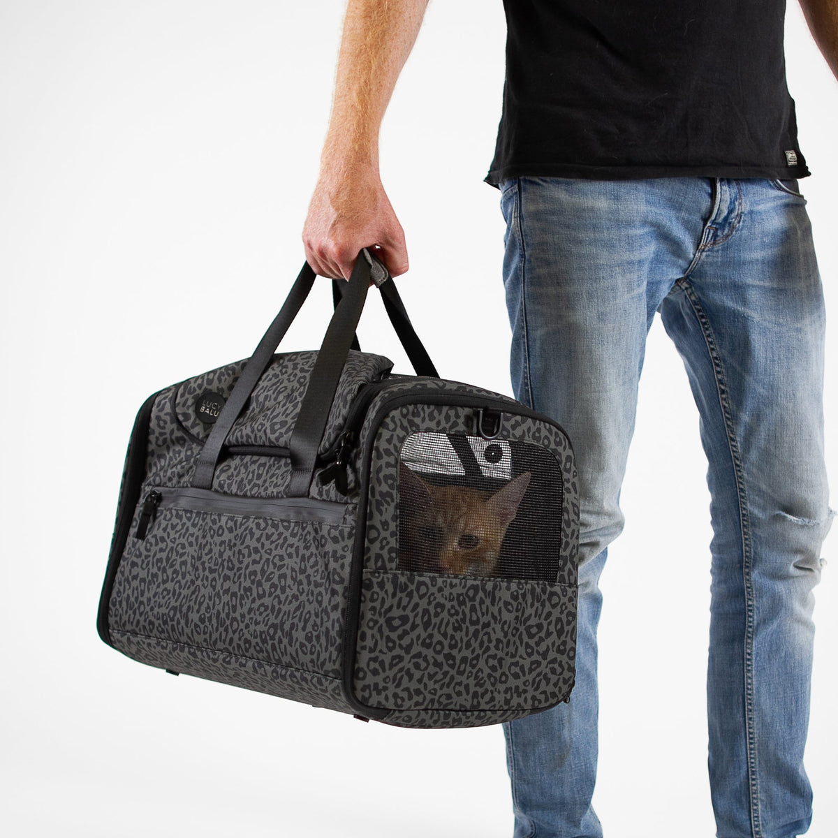 Leo Print Tasche Katzen